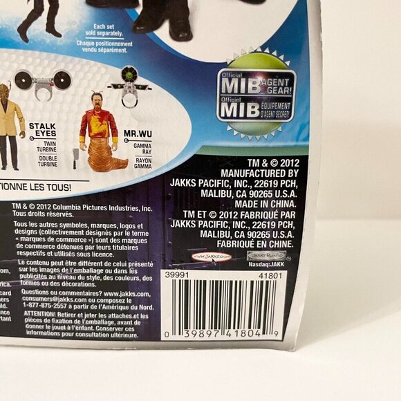 2012 Men In Black 3 Boris Cosmic Quick Shift 4 Inch Action Figure Jakks - Picture 15 of 16